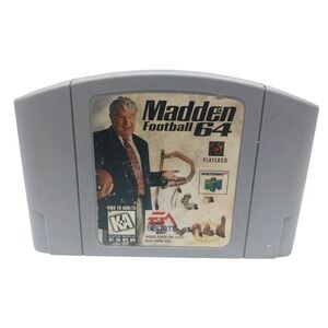 Madden Football 64 Nintendo 64 - 1997 Game‎ Only, Tested & Works